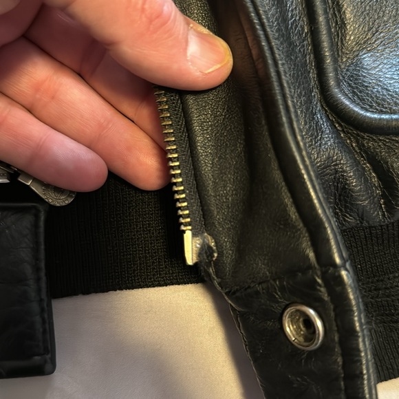 Leather Jacket Roundtree & Yorke - Picture 7 of 7